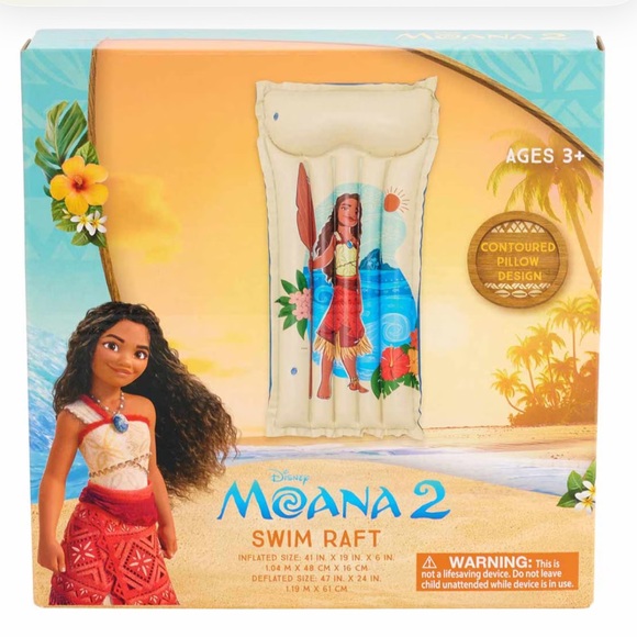 Disney Moana 2 Inflatable Swim Raft - Picture 2 of 4